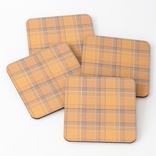 Item preview, Coral, orange, brown tartan plaid. designed and sold by marinaklykva.