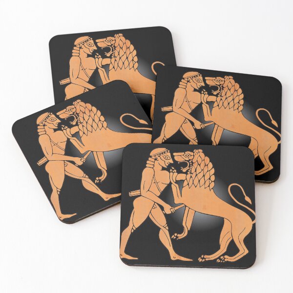 Item preview, Herakles & the Nemean Lion designed and sold by frederic Lecut.