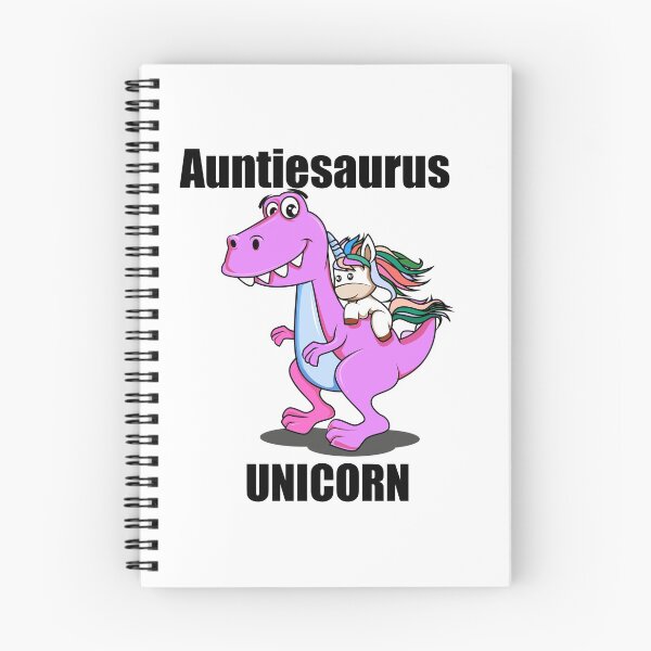 Item preview, Auntiesaurus and unicorn|cute unicorn riding on dinosaur  designed and sold by ritach11.