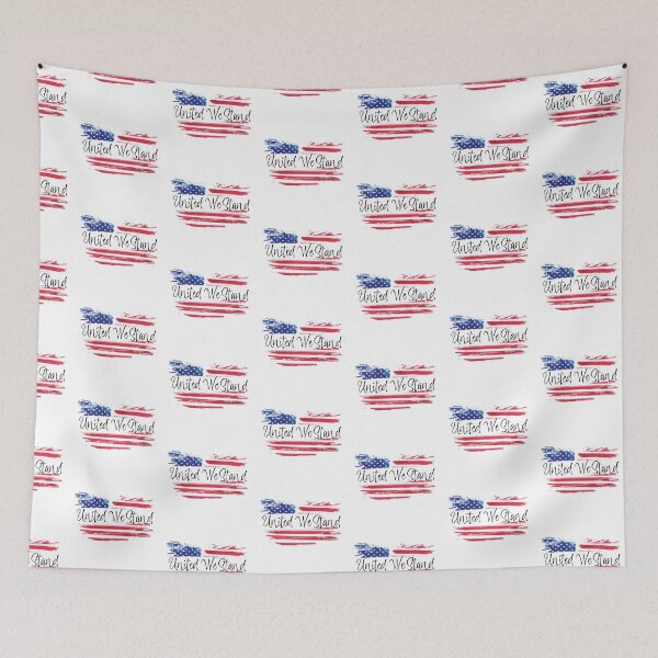 Item preview, United We Stand/American Flag designed and sold by burlybot.