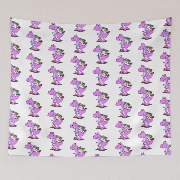 Item preview, Auntiesaurus and unicorn|cute unicorn riding on dinosaur  designed and sold by ritach11.