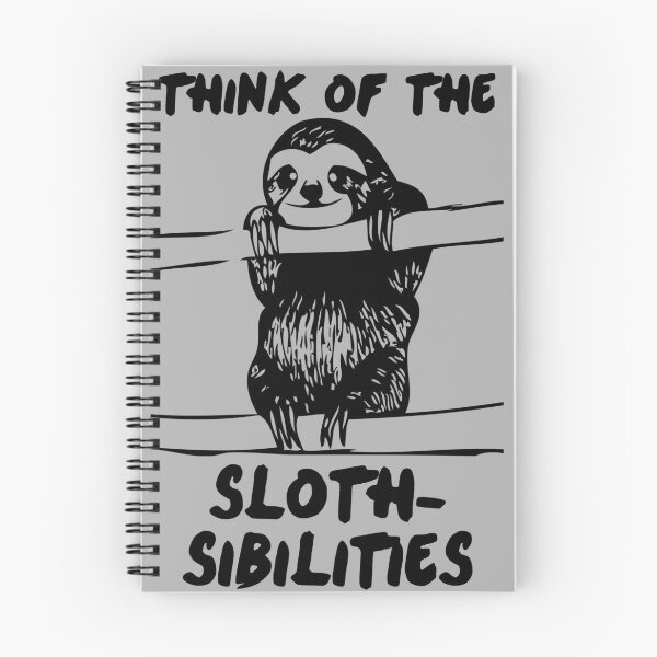Item preview, Think Of The Sloth-sibilities designed and sold by PapaBujuGaming.