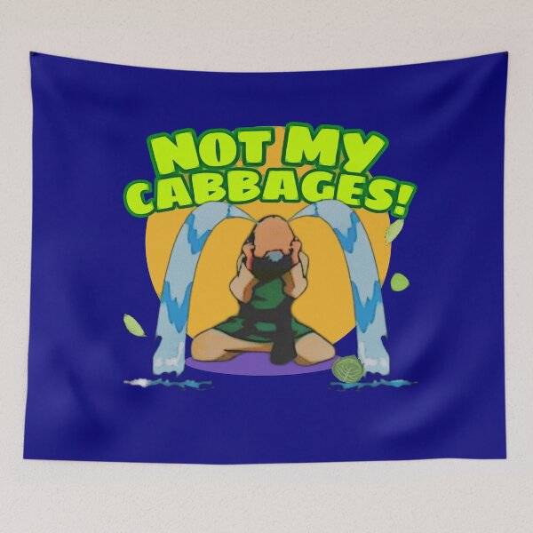 Item preview, Not My Cabbages! - The Cabbage Guy designed and sold by Global-Calming.