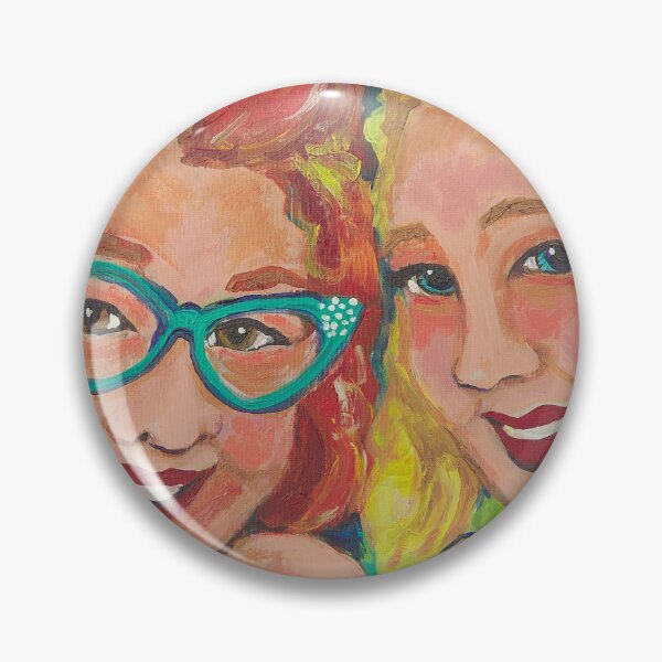 Item preview, Portrait of Vintage JoAnn and best friend Julie. designed and sold by vintagejoann.