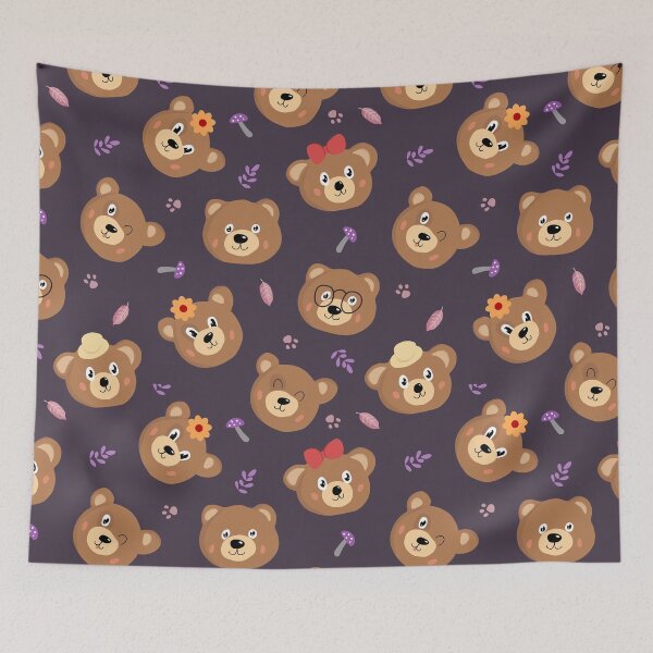 Item preview, Cute Teddy Pattern designed and sold by dresscastle.