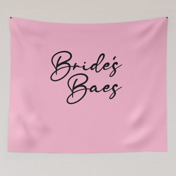 Item preview, Bride's Baes. Wedding Bridesmaids Crew Print. designed and sold by luvmhykdesigns.