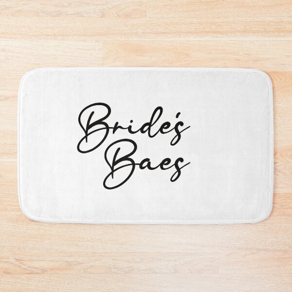 Item preview, Bride's Baes. Wedding Bridesmaids Crew Print. designed and sold by luvmhykdesigns.