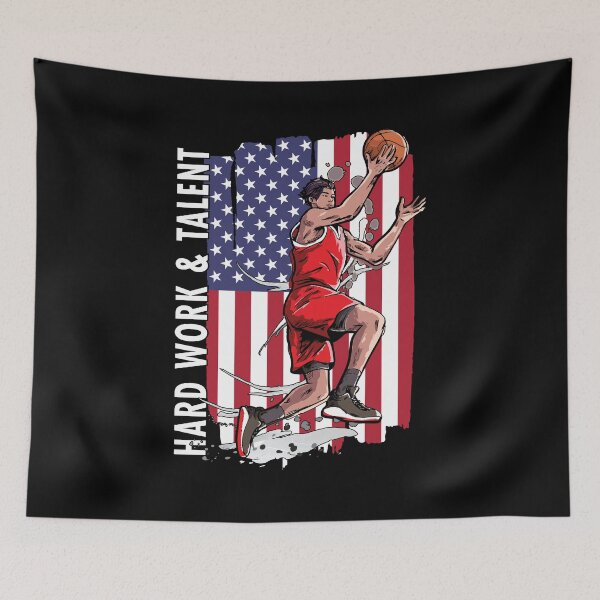 Item preview, Hard work and Talent Basketball Layup designed and sold by FalkDania.