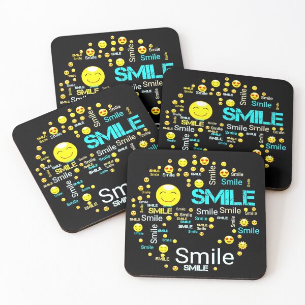 Item preview, Smile. Word Art From WallsOfFame.com.au designed and sold by WallsOfFameAust.