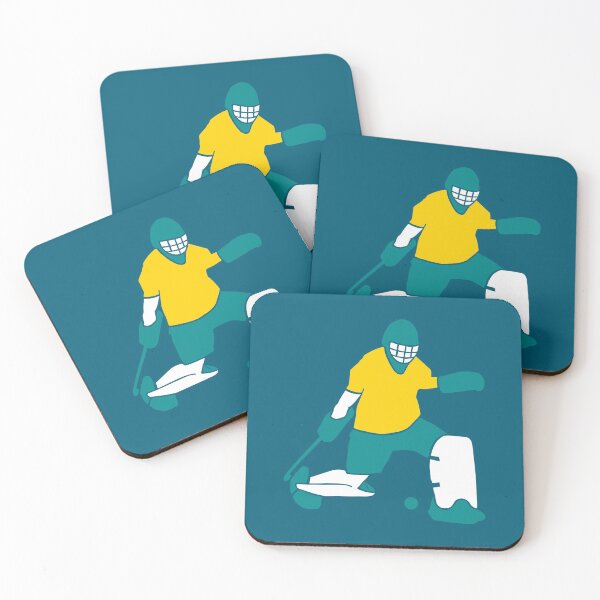 Item preview, Goalie green yellow designed and sold by hookfreaks.