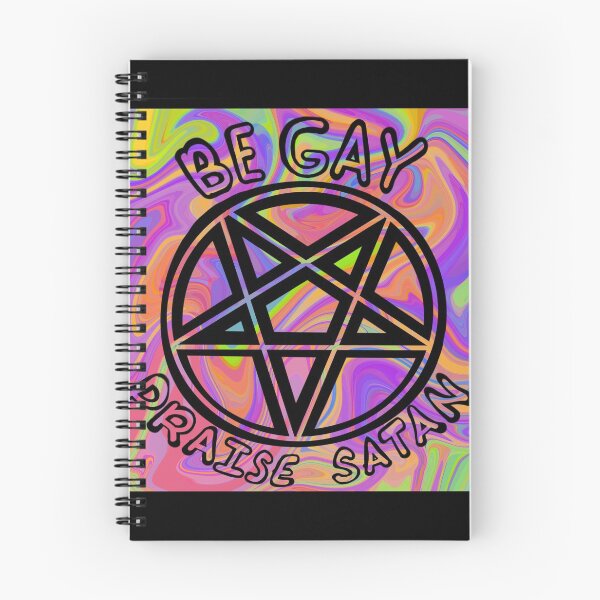 Item preview, Be Gay Praise Satan designed and sold by TheWitchCraft.