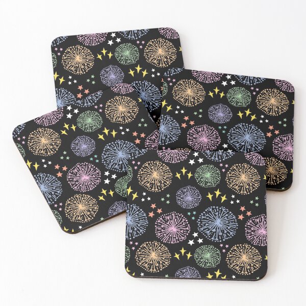 Item preview, Rainbow stars and fireworks designed and sold by LittleBettyMakes.