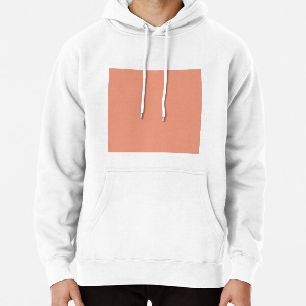 salmon colored sweatshirt