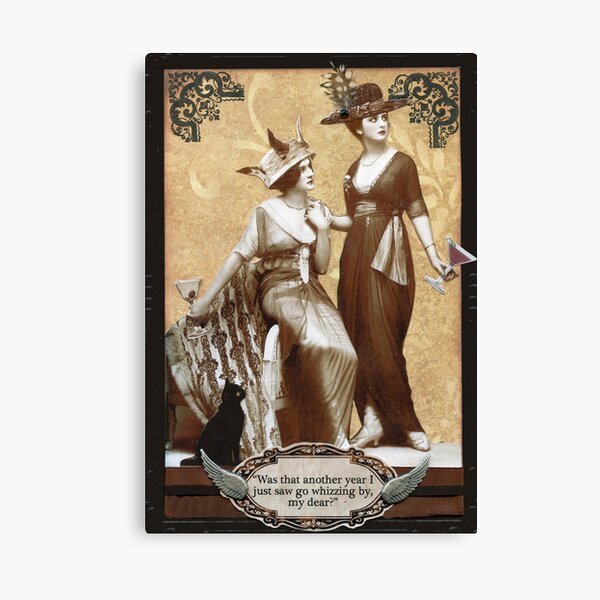 Zelda & Zalinda Birthday Card Canvas Print