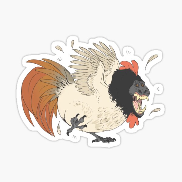 Gorilla Chicken Sticker