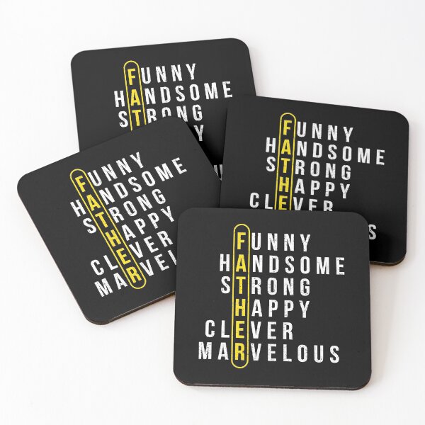 Item preview, Father Funny Handsome Strong Happy Clever Marvelous designed and sold by lonaarts8.