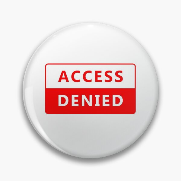 Item preview, Access Denied red stamp designed and sold by svanaerschot.