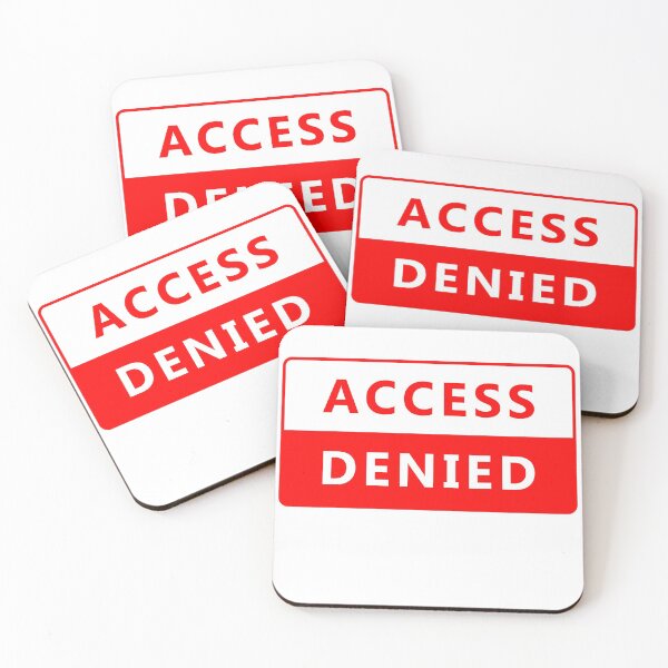 Item preview, Access Denied red stamp designed and sold by svanaerschot.