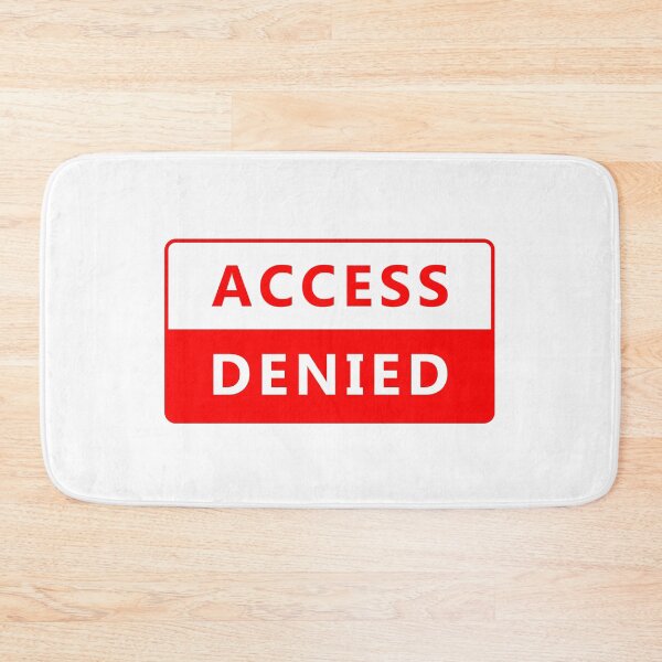 Item preview, Access Denied red stamp designed and sold by svanaerschot.