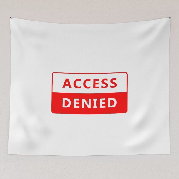 Item preview, Access Denied red stamp designed and sold by svanaerschot.