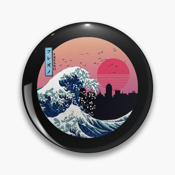 Item preview, Fresno Kanagawa Wave Retro designed and sold by DFerraz.