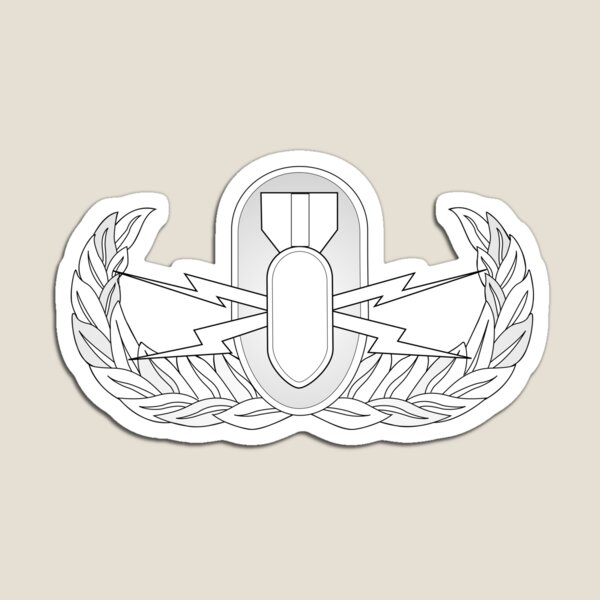 Explosive Ordnance Disposal Badge - United States Armed Forces Magnet