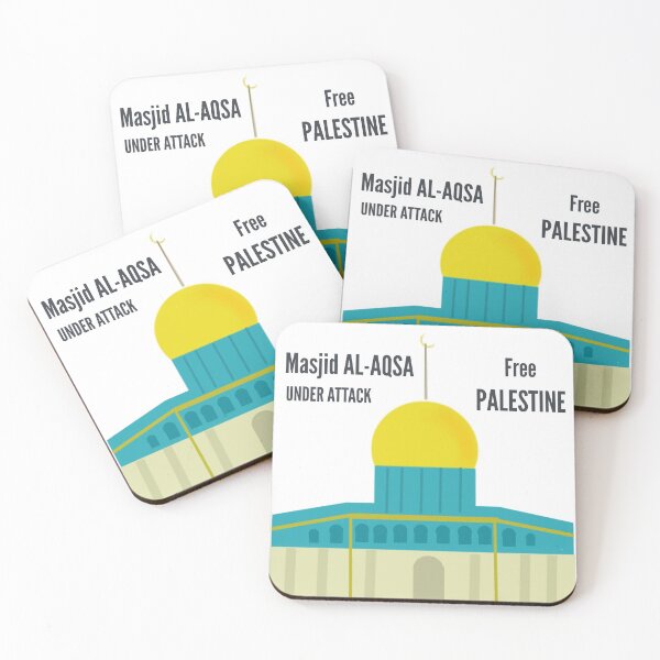 Item preview, free palestine -masjid al-aqsa under attack  designed and sold by Sadman Sakib Abesh.