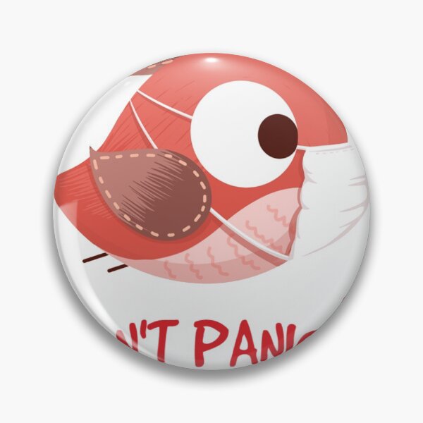 Item preview, Don't Panic Masked Bird designed and sold by Rickann.
