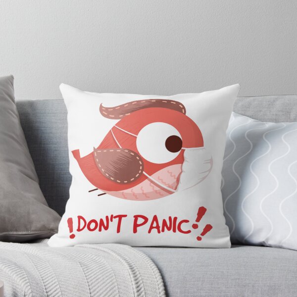 Item preview, Don't Panic Masked Bird designed and sold by Rickann.