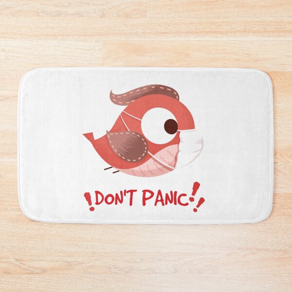 Item preview, Don't Panic Masked Bird designed and sold by Rickann.