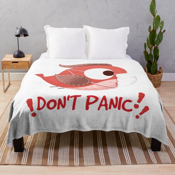Item preview, Don't Panic Masked Bird designed and sold by Rickann.