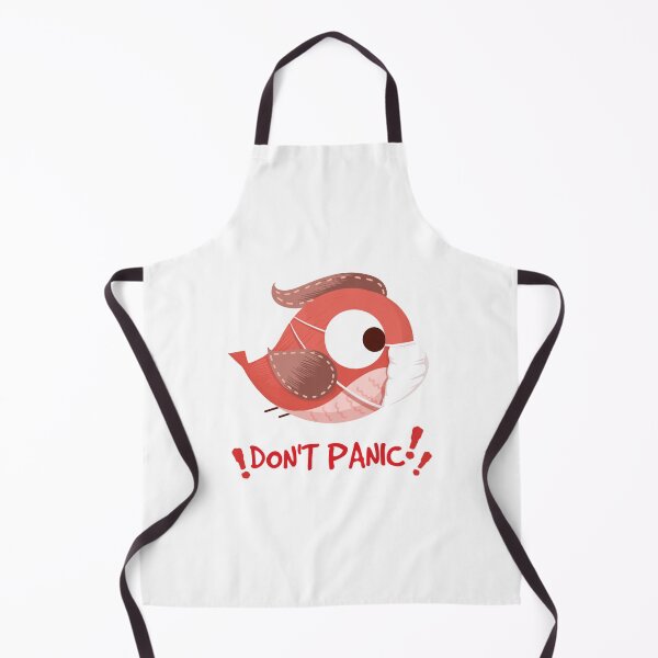 Item preview, Don't Panic Masked Bird designed and sold by Rickann.