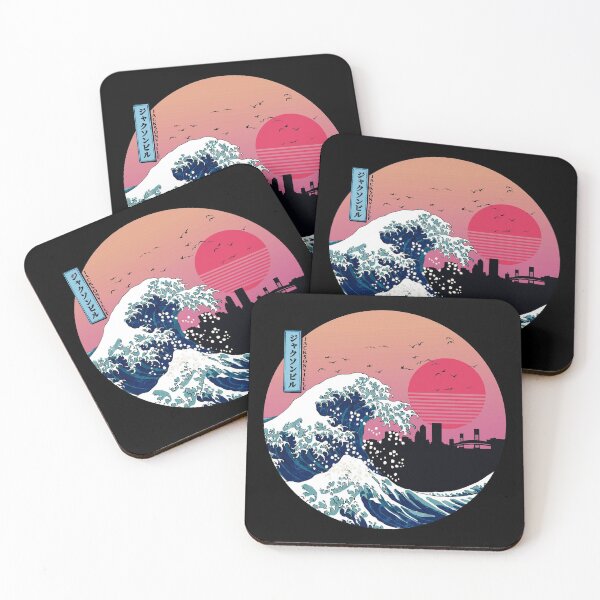 Item preview, Jacksonville Kanagawa Wave Retro designed and sold by DFerraz.