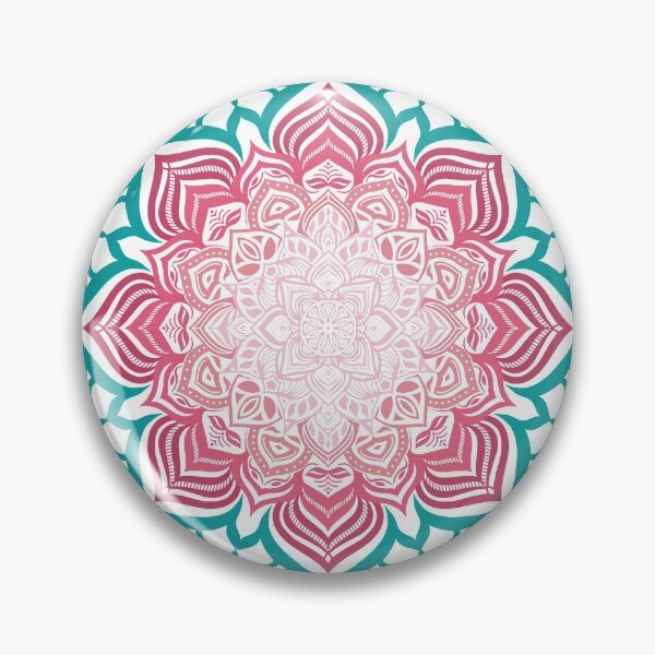 Item preview, Pink and Green Mandala designed and sold by geraldineMS.