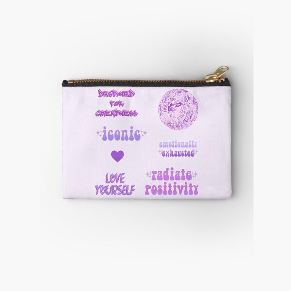 Aperçu de l'œuvre Pack de variétés Purple Positive Vibes créée et vendue par everything4eva.