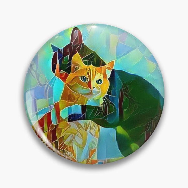 Aperçu de l'œuvre L'amour des chats en vitrail. créée et vendue par Sepi-Thinking.