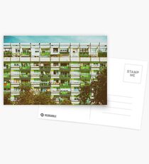 Communist Building Apartments Postcards