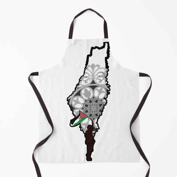 Item preview, free palestine Arabic Mandela pattern map t-shirts and masks and stickers designed and sold by fowzi shokri.