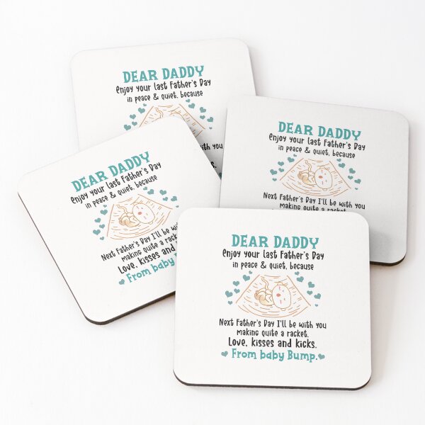 Item preview, Dear Daddy Enjoy Your Last Last Father's Day In Peace & Quiet From Baby Bump designed and sold by hippololocc.