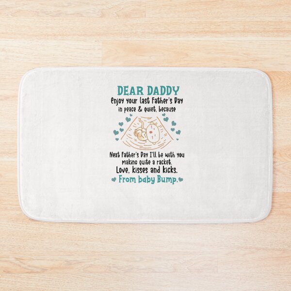 Item preview, Dear Daddy Enjoy Your Last Last Father's Day In Peace & Quiet From Baby Bump designed and sold by hippololocc.
