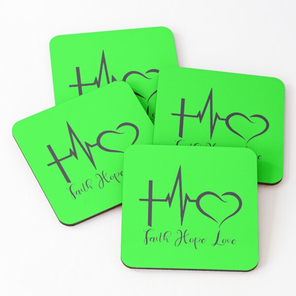 Item preview, Faith Hope Love - (with Cross, Heartbeat & Heart - Representing)  designed and sold by guitarkel.