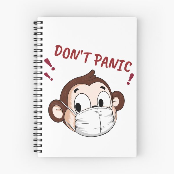 Item preview, Don't Panic Masked Monkey designed and sold by Rickann.