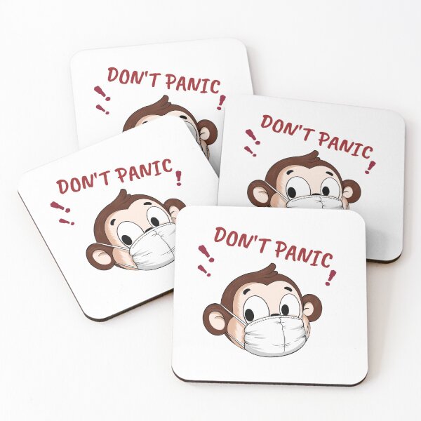 Item preview, Don't Panic Masked Monkey designed and sold by Rickann.