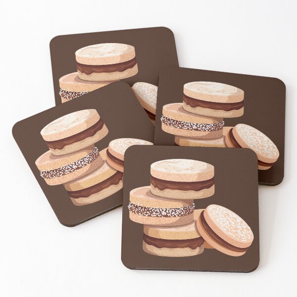 Item preview, Stack of Alfajor Dulce De Leche Cookies designed and sold by Alicia Chee.