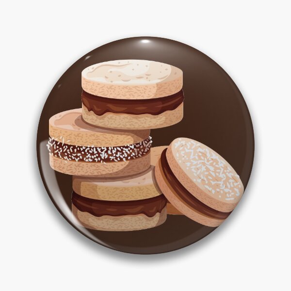 Item preview, Stack of Alfajor Dulce De Leche Cookies designed and sold by Alicia Chee.