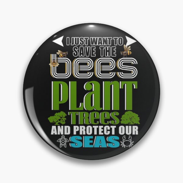 Item preview, Save The Bees Plant Trees Protect Our Seas Shirt  designed and sold by Clavitaps.