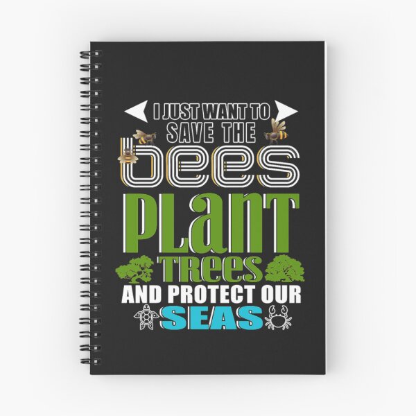 Item preview, Save The Bees Plant Trees Protect Our Seas Shirt  designed and sold by Clavitaps.