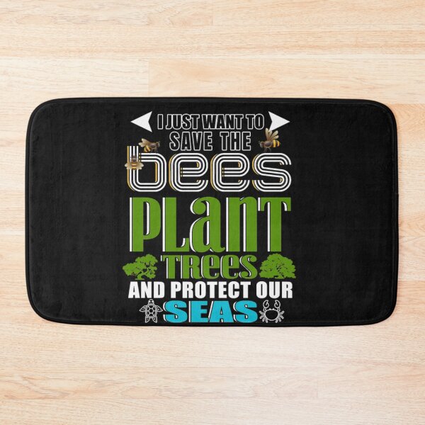Item preview, Save The Bees Plant Trees Protect Our Seas Shirt  designed and sold by Clavitaps.