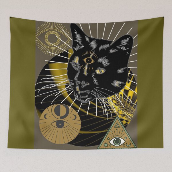 Item preview, Black Cat Mystical Mom Black Cat designed and sold by BLISS-SV.