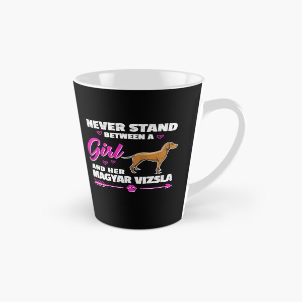 Item preview, Girl with Magyar Vizsla Pointing Dog saying designed and sold by madgrfx.